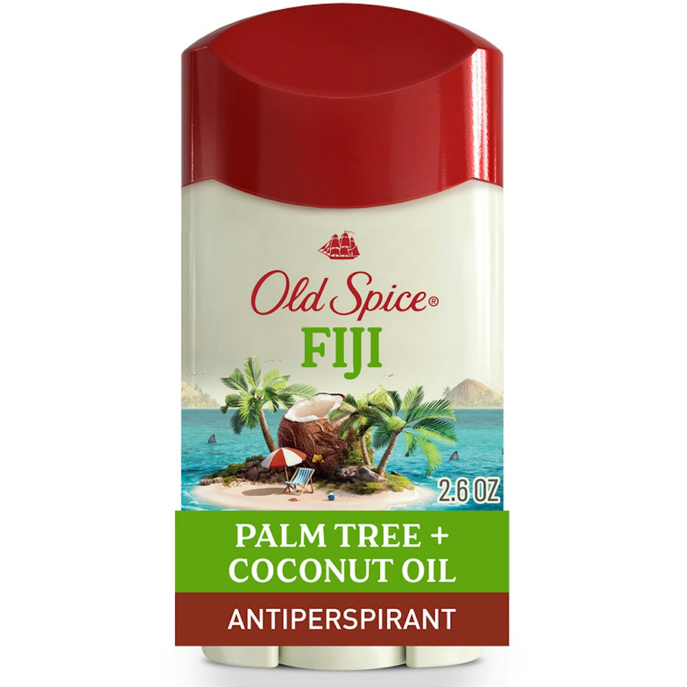 Old Spice Fresher Collection Invisible Solid Antiperspirant Deodorant Fiji With Palm Tree Scent