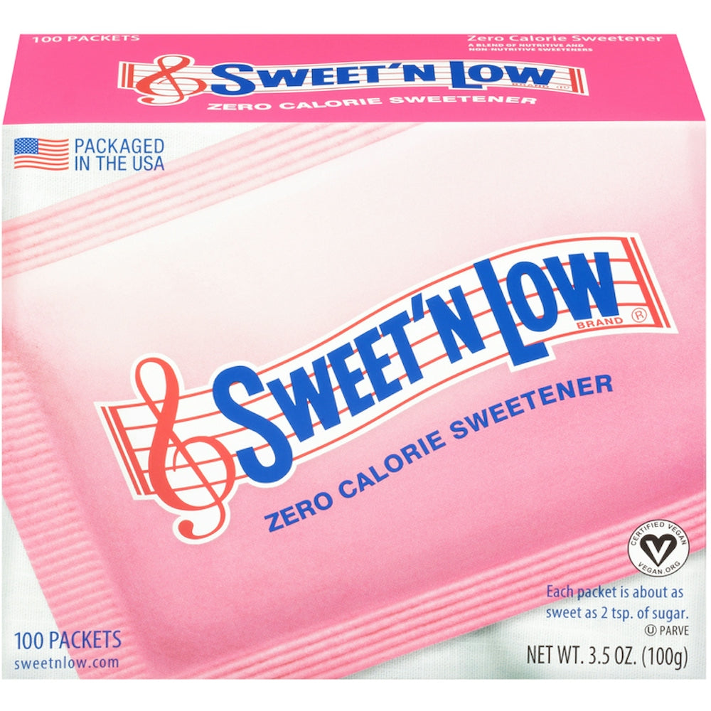 Sweet 'N Low Zero Calorie Sweetener 100 Packets Sugar & Sweeteners Pasteur Pharmacy