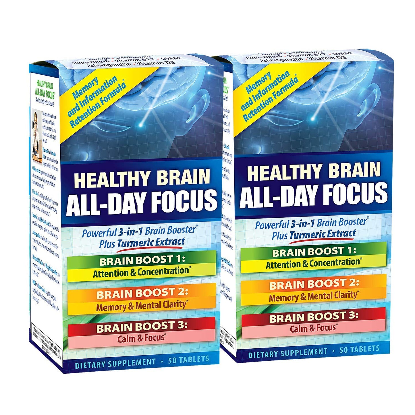 Applied Nutrition® Healthy Brain All-Day Focus – Dietary Supplement Vitamins & Supplements Pasteur Pharmacy