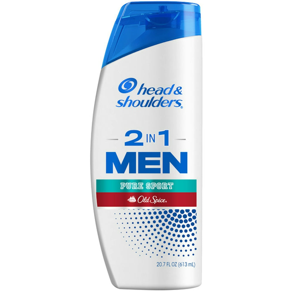 Head and Shoulders Old Spice Pure Sport Anti-Dandruff Shampoo, 20.7 fl oz (613 ml) Shampoo & Conditioner Pasteur Pharmacy
