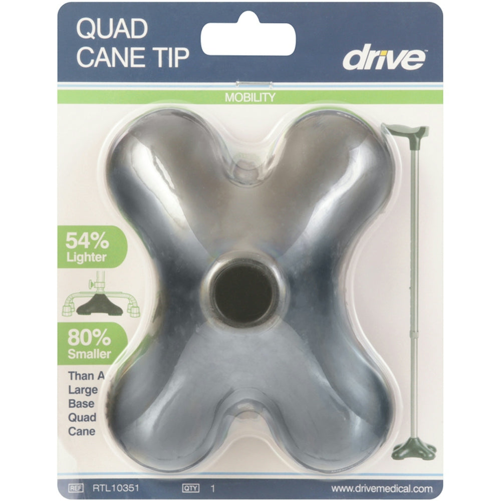 Drive Medical Quad Support Cane Tip, Black Canes & Walking Sticks Pasteur Pharmacy