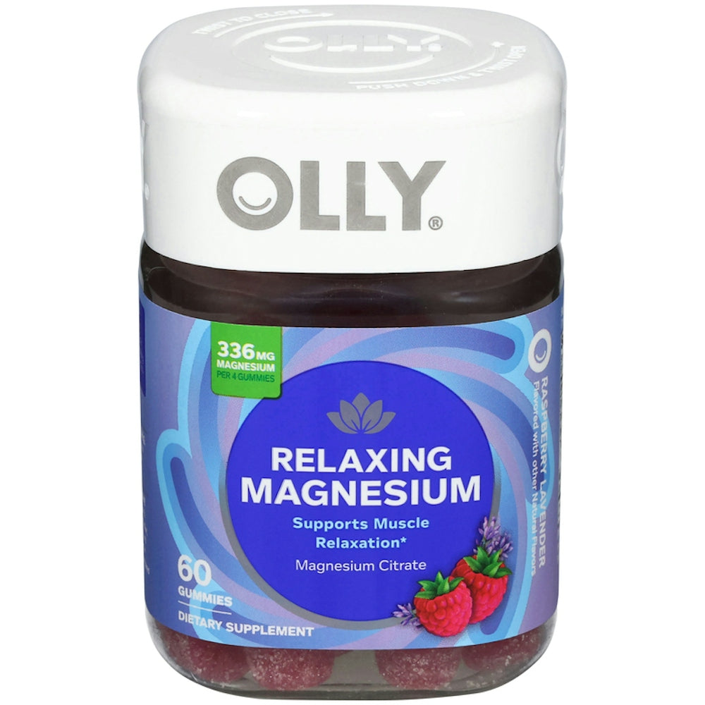 Olly Magnesium Citrate, Relaxing, 336 Mg, Gummies, Raspberry Lavender Vitamins & Supplements Pasteur Pharmacy