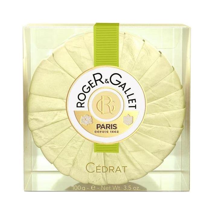 Savon parfumé bienfaisant Roger & Gallet Citron avec boîte de voyage 100 g