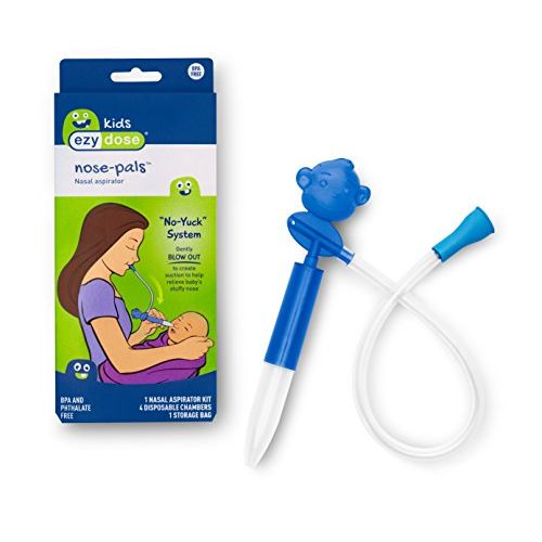 Ezy Dose Kids Nasal Aspirator Sinus Relief And Snot Sucker For Baby And Toddler Nose-Pals 4 Disposable Storage Chambers Nasal Aspirators Pasteur Pharmacy