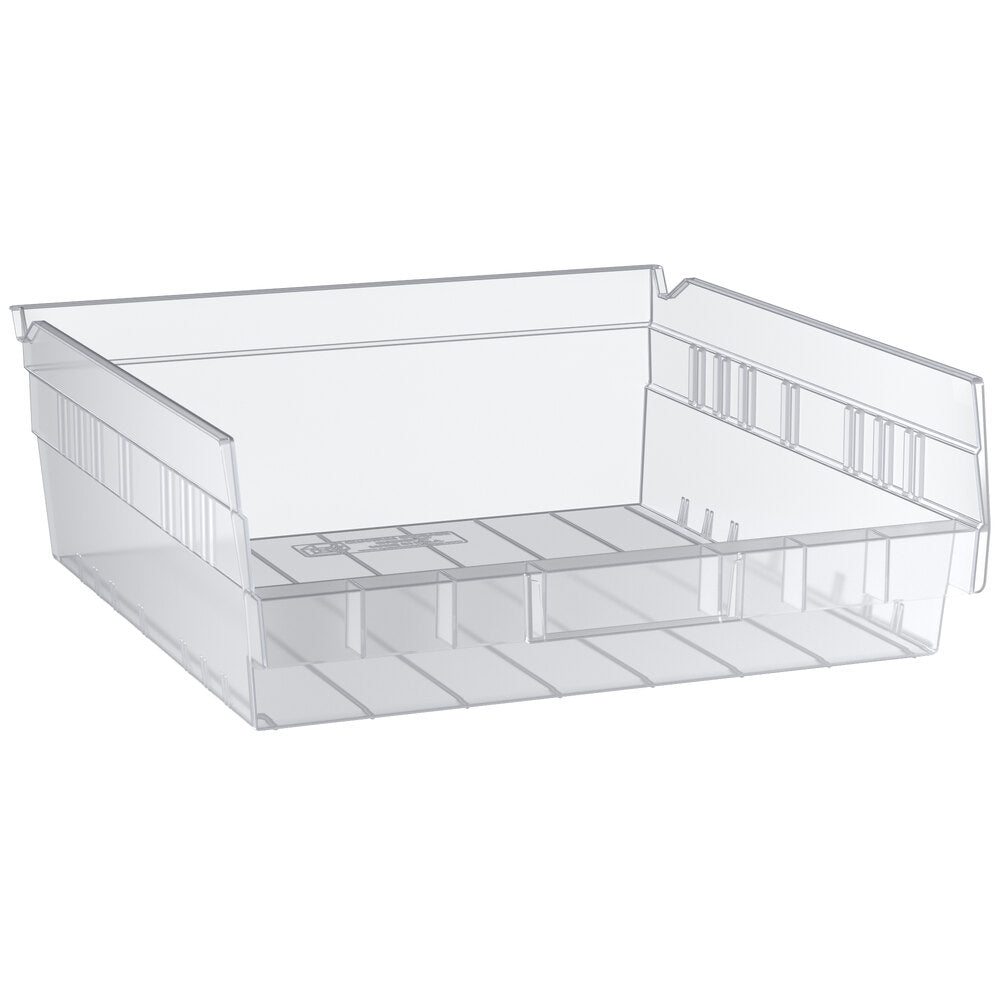 Regency Space Solutions Quantum Storage Systems Shelf Bin, Clear, Polypropylene,4 In QSB109CL Storage & Organization Pasteur Pharmacy
