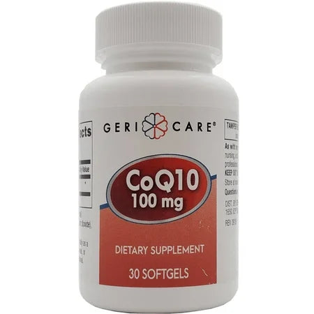 Geri Care CoQ10 100mg Strong Antioxidant Heart Health Support 100mg 120ct Vitamins & Supplements Pasteur Pharmacy