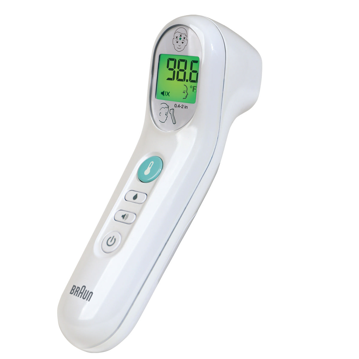 Braun No Touch 3-in-1 Digital Thermometer – Model BNT100US (White) Baby Safety Pasteur Pharmacy