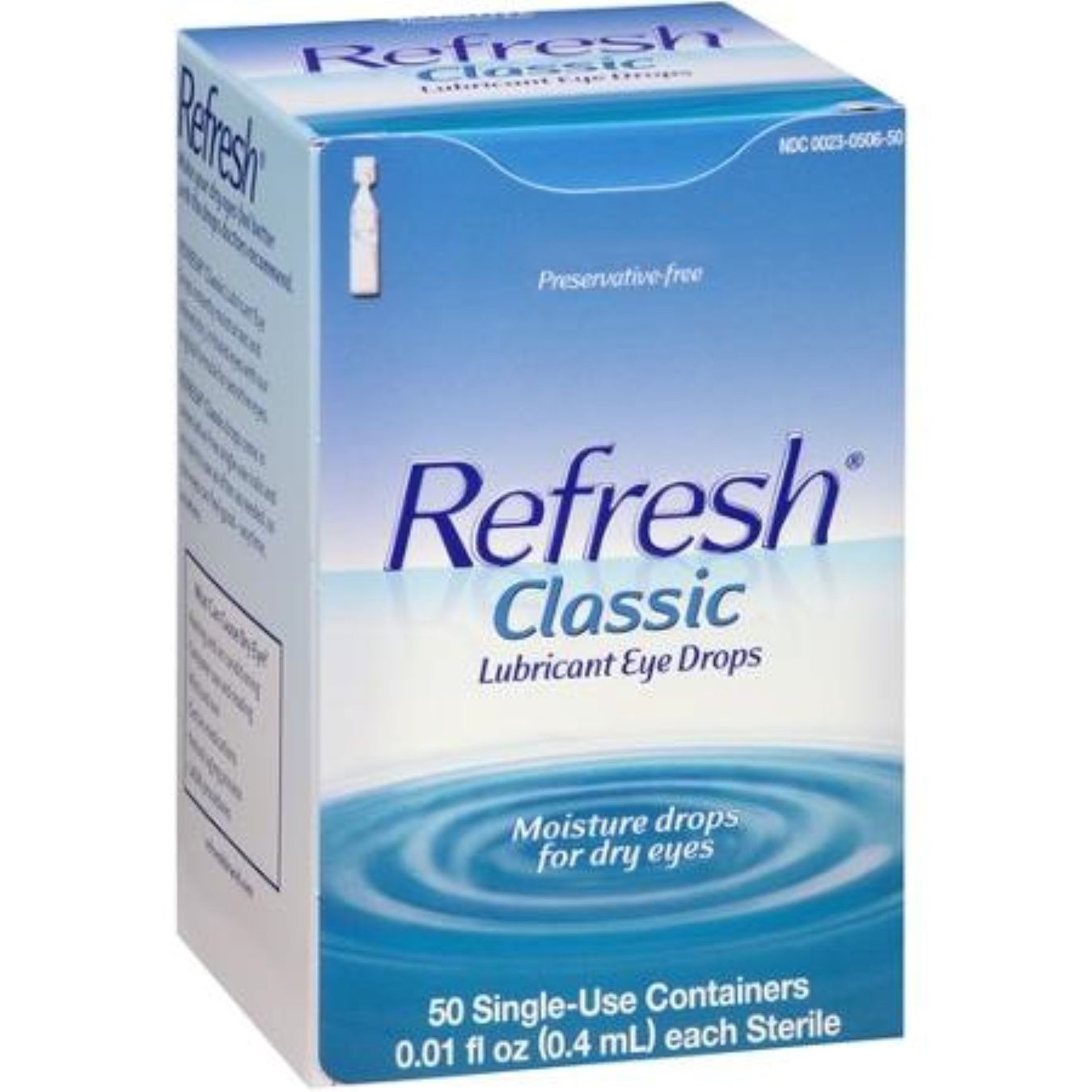 Refresh® Classic Lubricant Eye Drops – Preservative-Free (Single-Use Containers) Eye Drops & Lubricants Pasteur Pharmacy