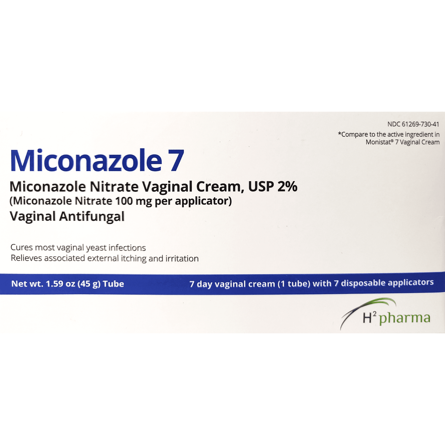 Miconazole 7 Cr 2% 45Gm W/Apl Yeast Pasteur Pharmacy