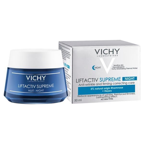 Crème de nuit anti-rides et fermeté Vichy LiftActiv - pot de 50 ml