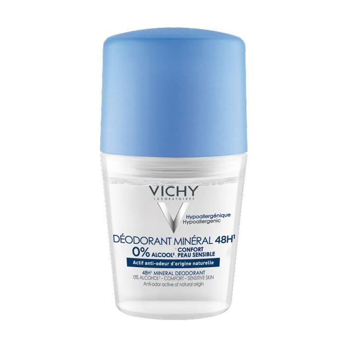 Vichy Deodorant Mineral Roll-on 48 Hour, 1.69 Oz Deodorant Pasteur Pharmacy