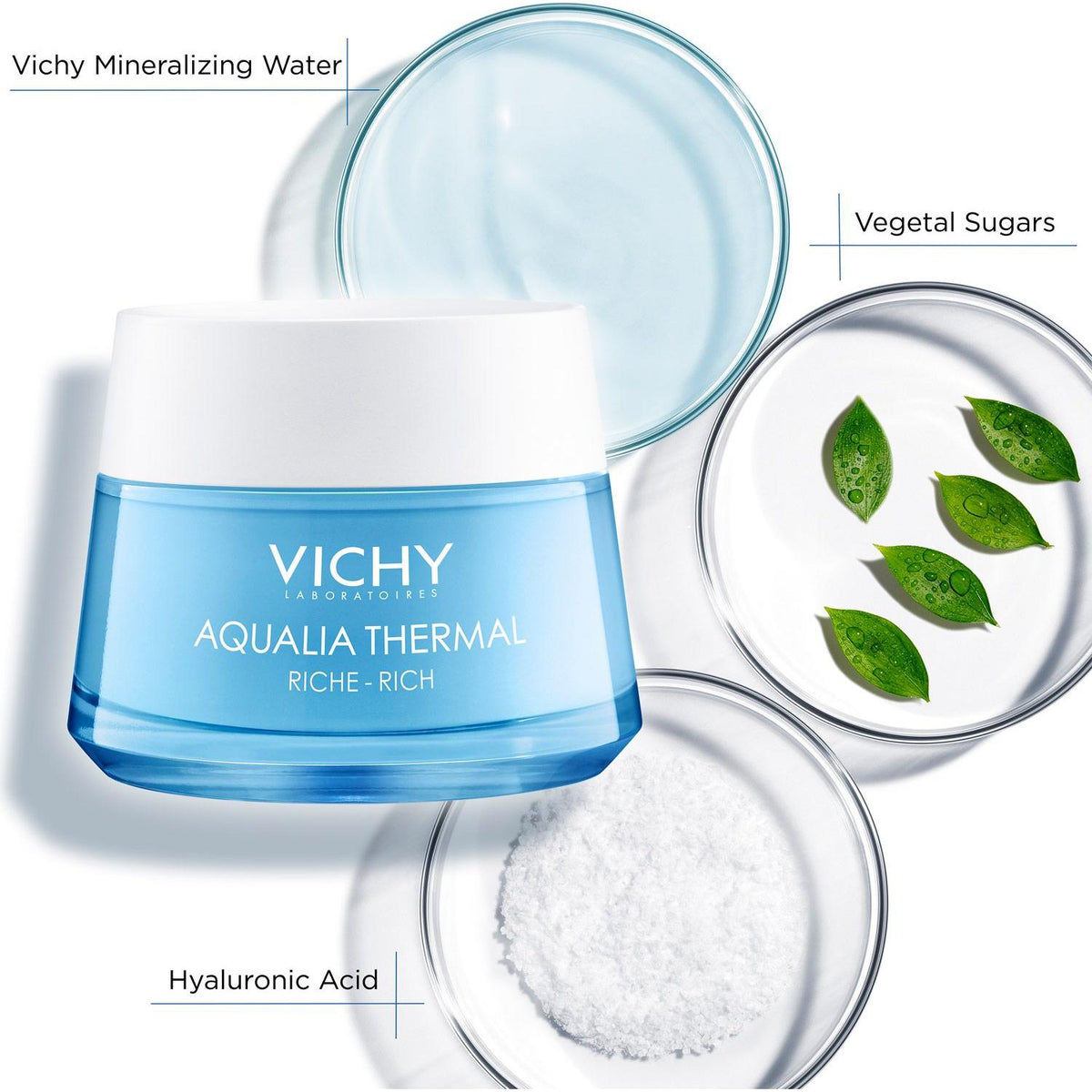 Crème réhydratante riche Vichy Aqualia Thermal - 50 ml