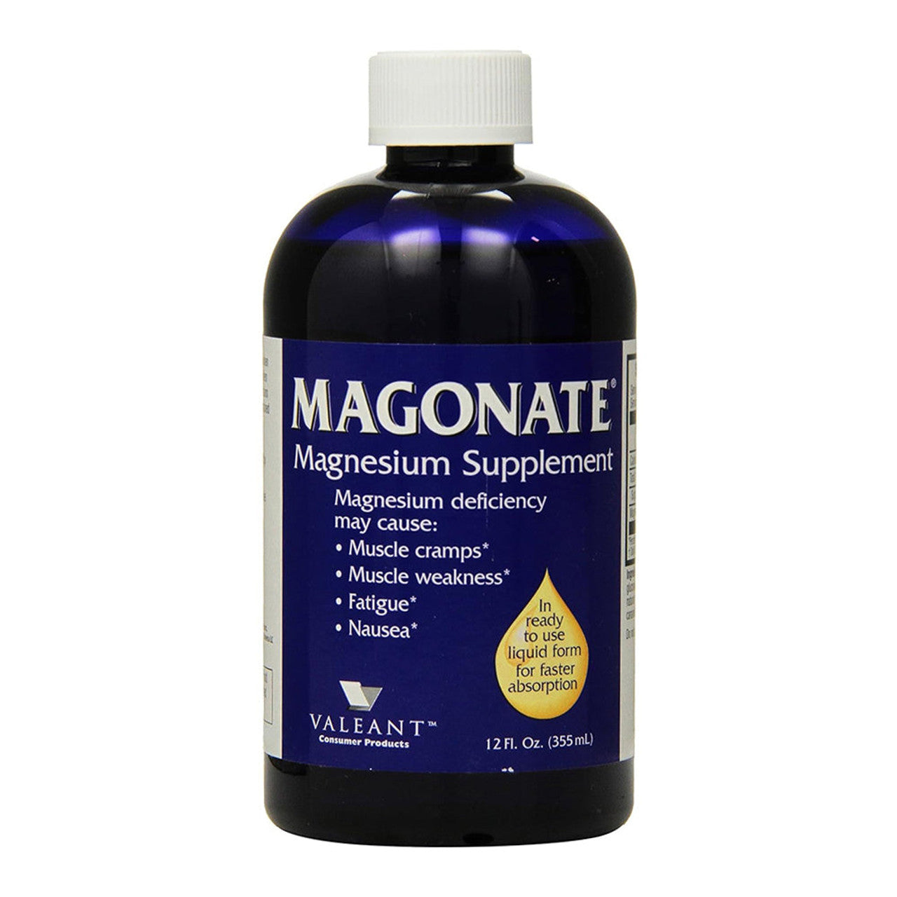 Magonate Magnesium Supplement Liquid - 12 Oz Vitamins & Supplements Pasteur Pharmacy