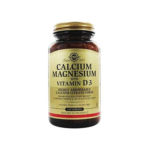 Solgar Calcium Magnesium with Vitamin D3 150 Tablets Vitamins & Supplements Pasteur Pharmacy