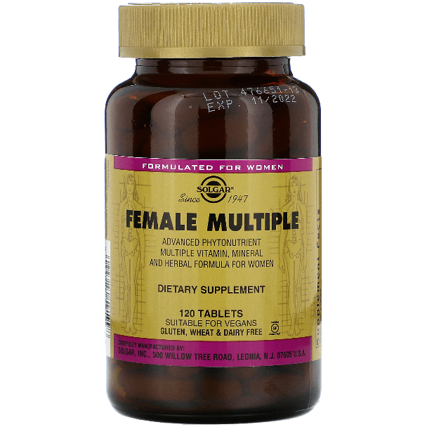 Solgar Female Multiple 120 Tablets Dietary Supplements Pasteur Pharmacy