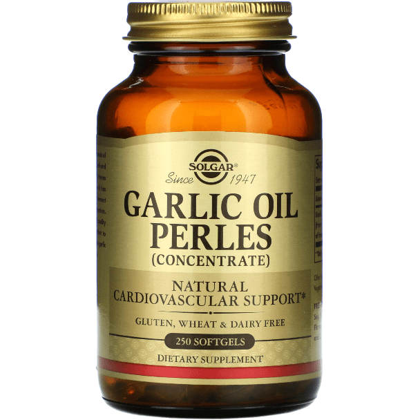 Solgar Garlic Oil Perles 250 Softgels (Reduced Odor) Dietary Supplements Pasteur Pharmacy