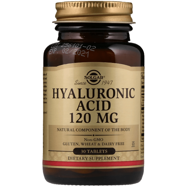 Solgar Hyaluronic Acid Tablets, 120 mg, 30 Count Dietary Supplements Pasteur Pharmacy