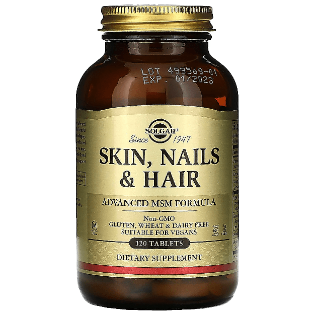Solgar Skin Nails and Hair 120 Tablets Vitamins & Supplements Pasteur Pharmacy