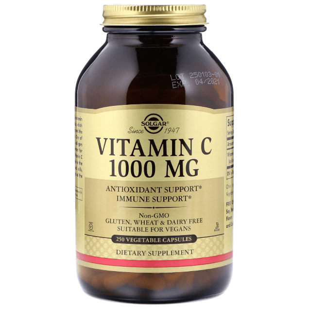 Solgar Vitamin C 1000mg 250 Vegetable Capsules Vitamin C Supplement Pasteur Pharmacy