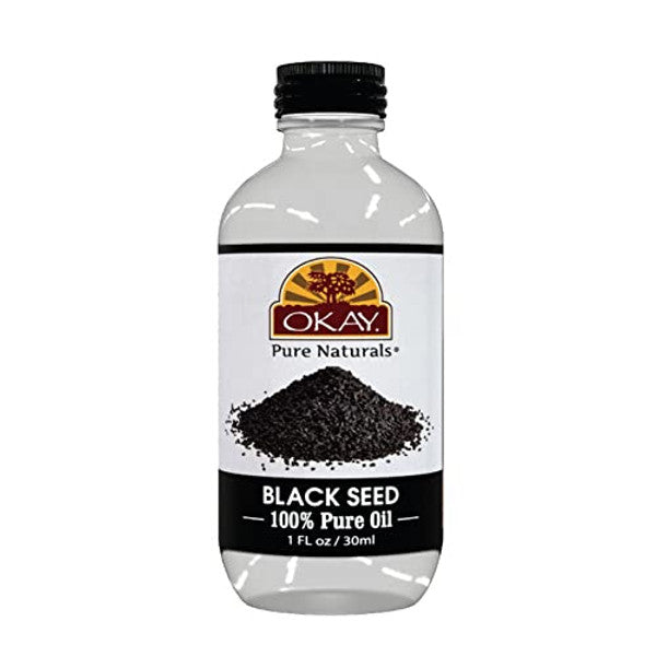 Okay 100% Pure Black Seed Oil For Hair & Skin, 1 Oz Seeds Pasteur Pharmacy