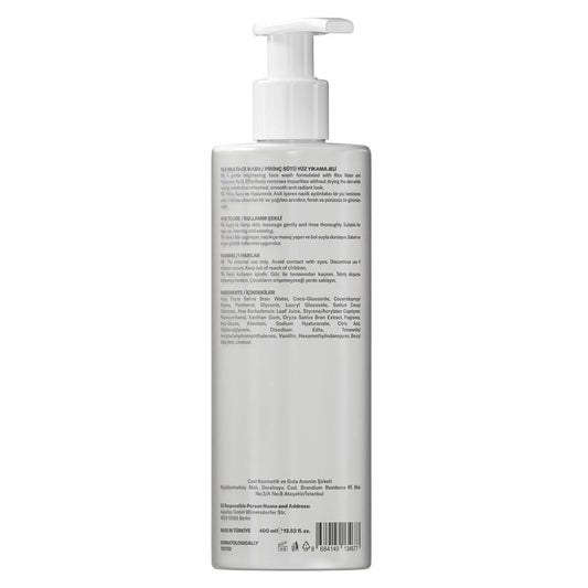 The Ceel Rice Milk Brightening & Hydrating Face Wash 400 ml