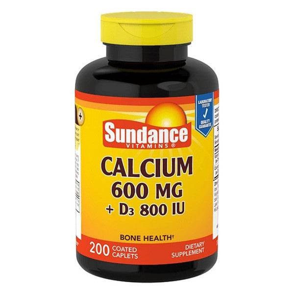 Sundance Vitamins Calcium 600 Mg + D3 800 IU - 60 Caplets Vitamins & Supplements Pasteur Pharmacy