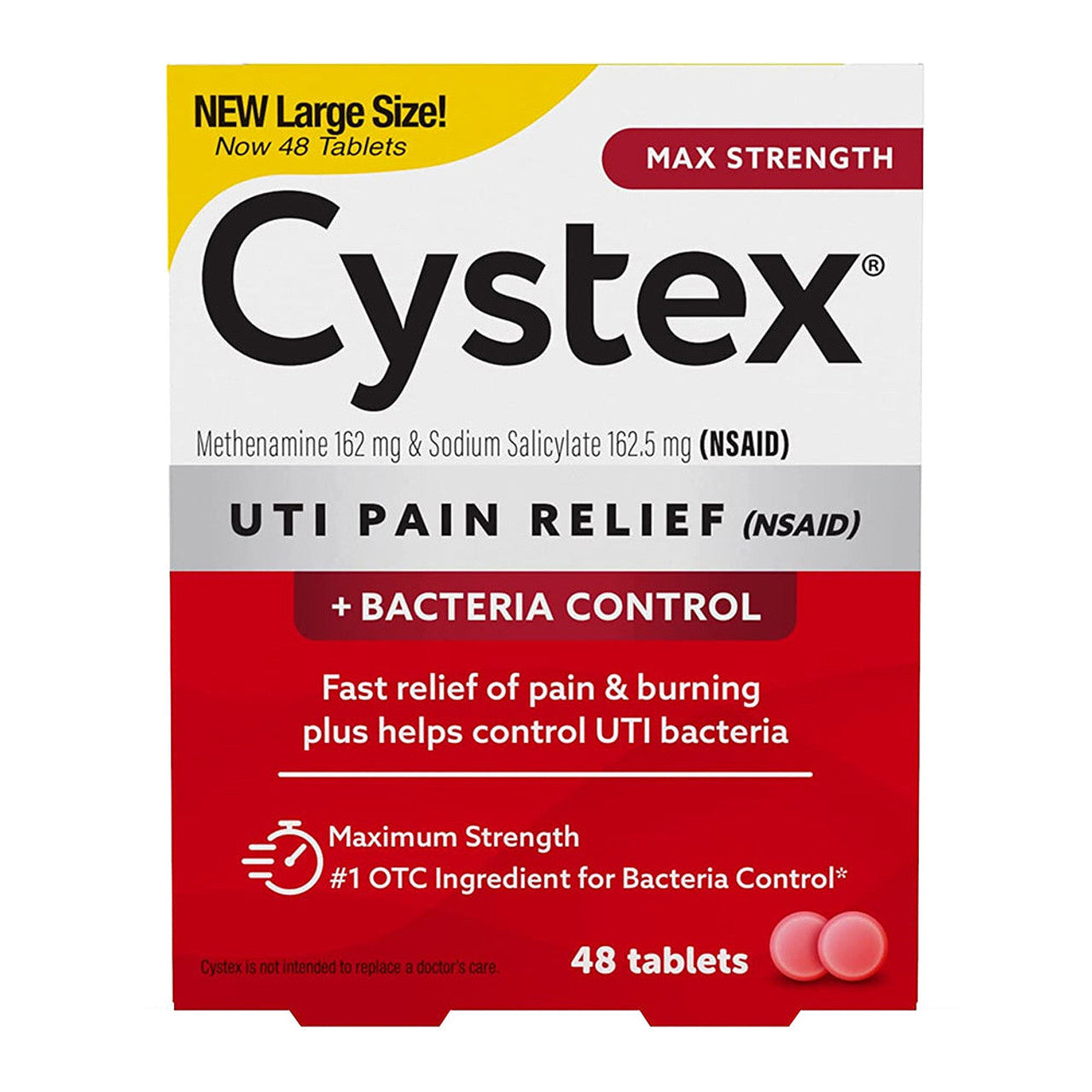 Cystex Urinary Pain Relief Tablets Max Strength Medicine & Drugs Pasteur Pharmacy