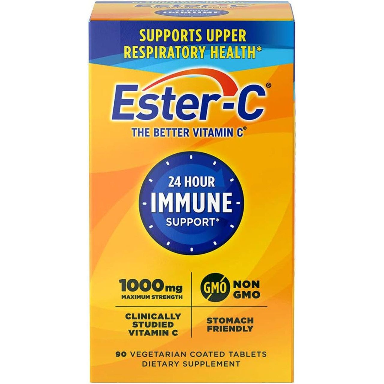 Ester C Vitamin 24 Hour Coated Tablets, 1,000 Mg 90 cy Vitamins & Supplements Pasteur Pharmacy