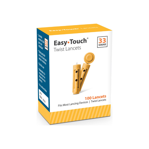 Easy Touch Twist Lancets 33 Gauge Gauges Pasteur Pharmacy