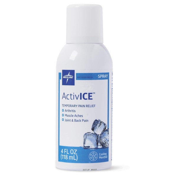 Medline® Remedy Activice™ Topical Pain Reliever – 4 Fl oz Spray Medicine Cabinets Pasteur Pharmacy