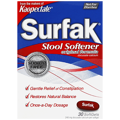 Surfak Stool Softener, Original Formula