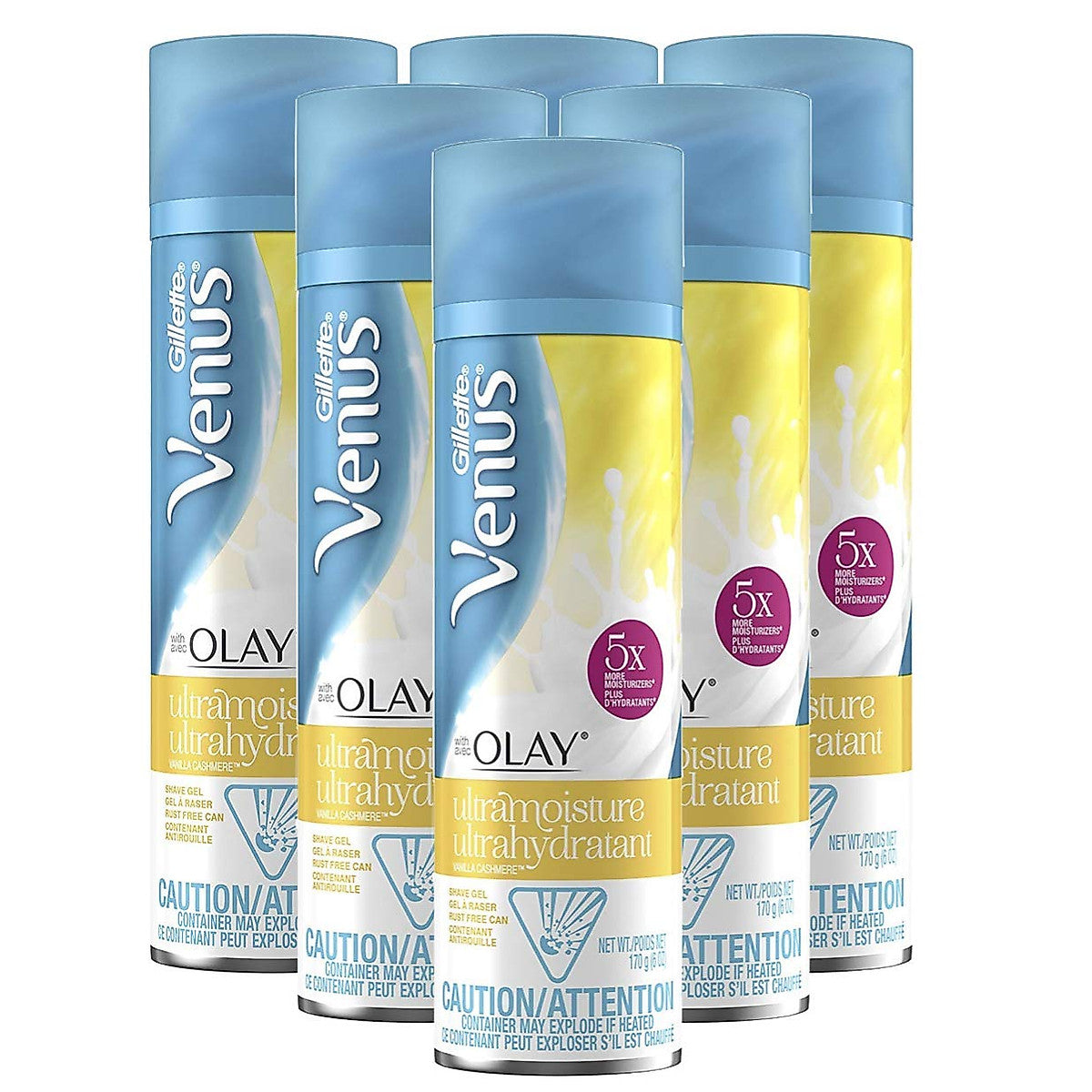 Gillette Venus - & Olay Ultra Moisture Shave Gel - Vanilla Cashmere