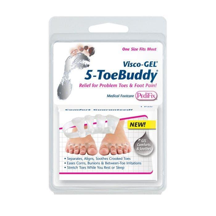 Pedifix ViscoGel 5-Toe Buddy - Pair Conductivity Gels & Lotions Pasteur Pharmacy
