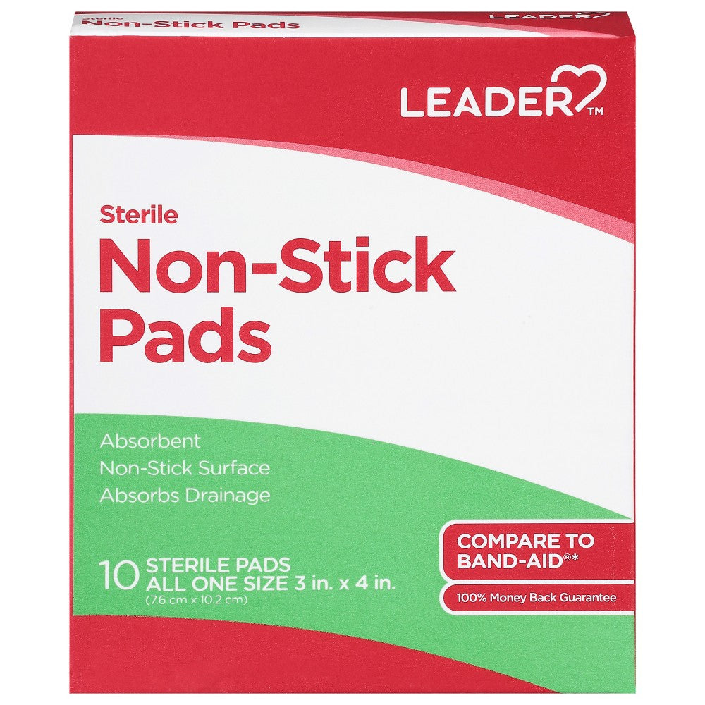 Leader Sterile Non-Stick Pads Health & Beauty Pasteur Pharmacy
