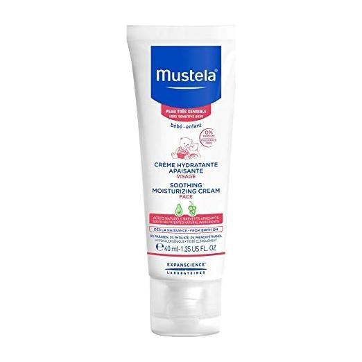 Mustela Soothing Moisturizing Face Cream 1.35 Oz Face Cream Pasteur Pharmacy