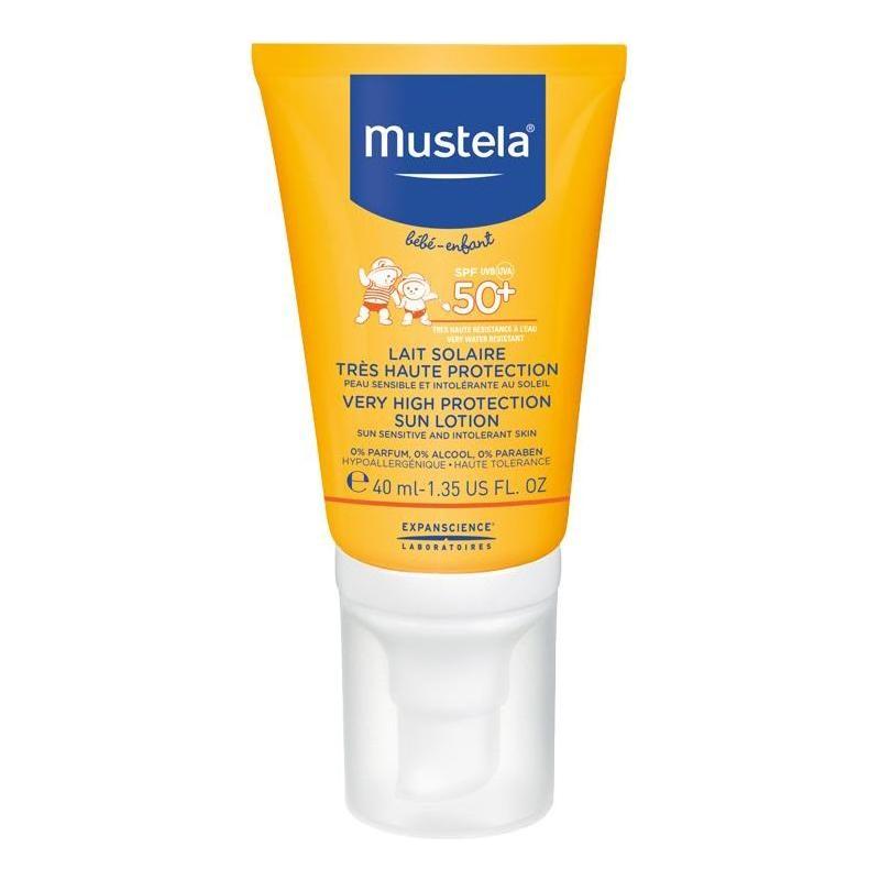 Mustela Baby / Child Face Milk SPF 50+ 40 ml Baby/Child Sunscreen Pasteur Pharmacy
