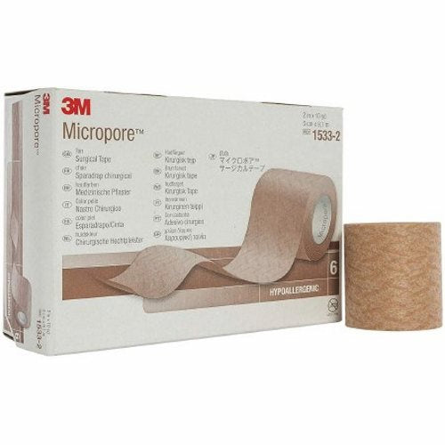 Micropore Tape Tan 6 3M First Aid Pasteur Pharmacy