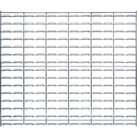Quantum Storage Systems WLP-3036C Chrome Wire Louvered Panels - 36 X 30 In Shelving Pasteur Pharmacy