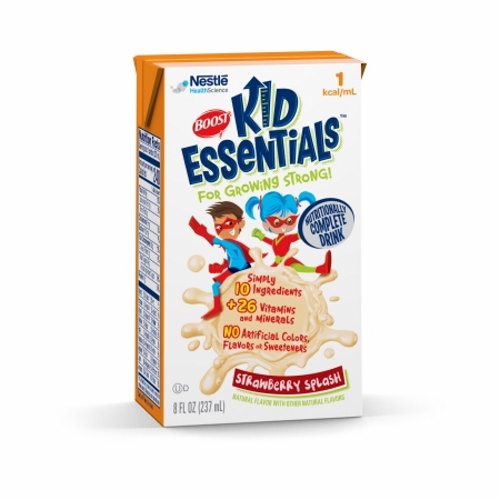 Boost Kid Essentials Pediatric Oral Supplement 1.0 Strawberry Splash Flavor 8 Oz. Carton Ready To Use Fitness & Nutrition Pasteur Pharmacy