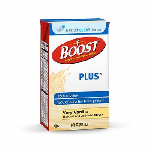 Nestlé Health Science BOOST PLUS Very Vanilla 8 Fl. Oz. Carton Medical Supplies Pasteur Pharmacy