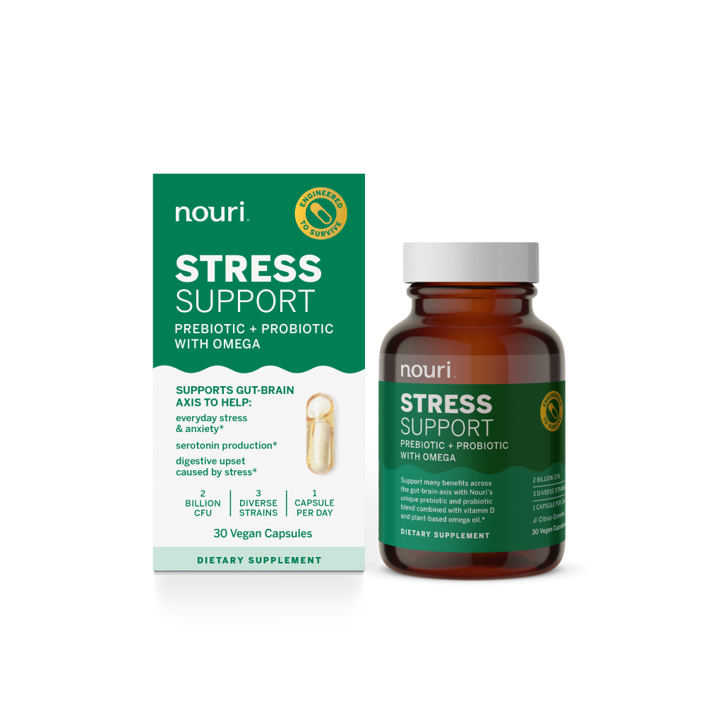 Nouri Stress Support Probiotic Capsules 30Ct Health & Beauty Pasteur Pharmacy