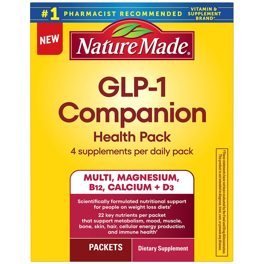 Nature Made® GLP-1 Companion Health Pack – 30 Daily Packets Vitamins & Supplements Pasteur Pharmacy