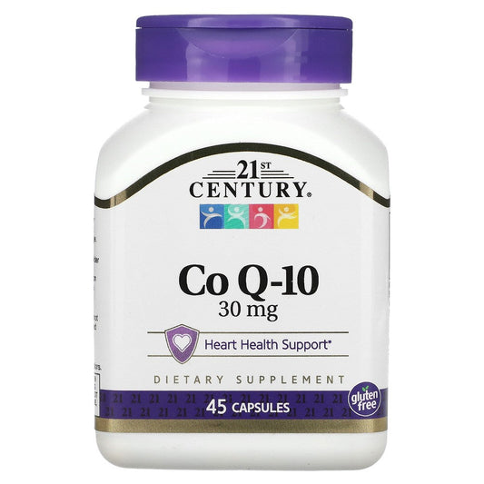 21st Century Co Q-10, 30 Mg, 45 Capsules