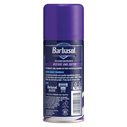Barbasol Thick & Rich Shaving Cream, Extra Moisturizing 7 Oz Shaving Cream Pasteur Pharmacy