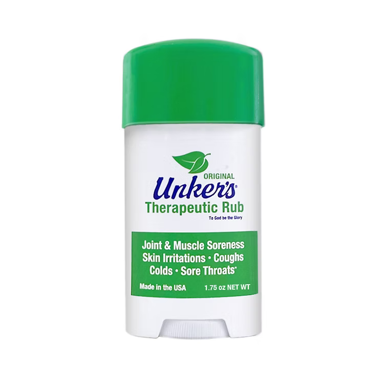 Unker's Therapeutic Rub No-Mess Stick 1.75 Oz Therapeutic Rub Pasteur Pharmacy