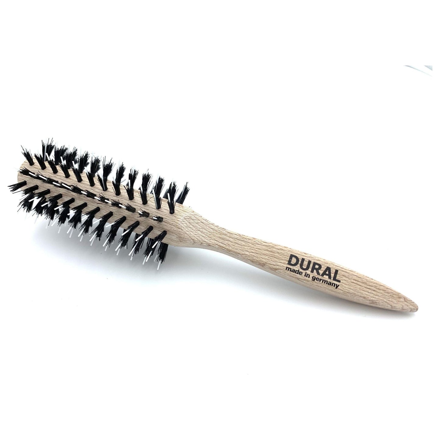 Dural Pin Styler hair Brush for Styling & Care Boar Bristler & White Nylon pin beech Wood Hair Brush Pasteur Pharmacy
