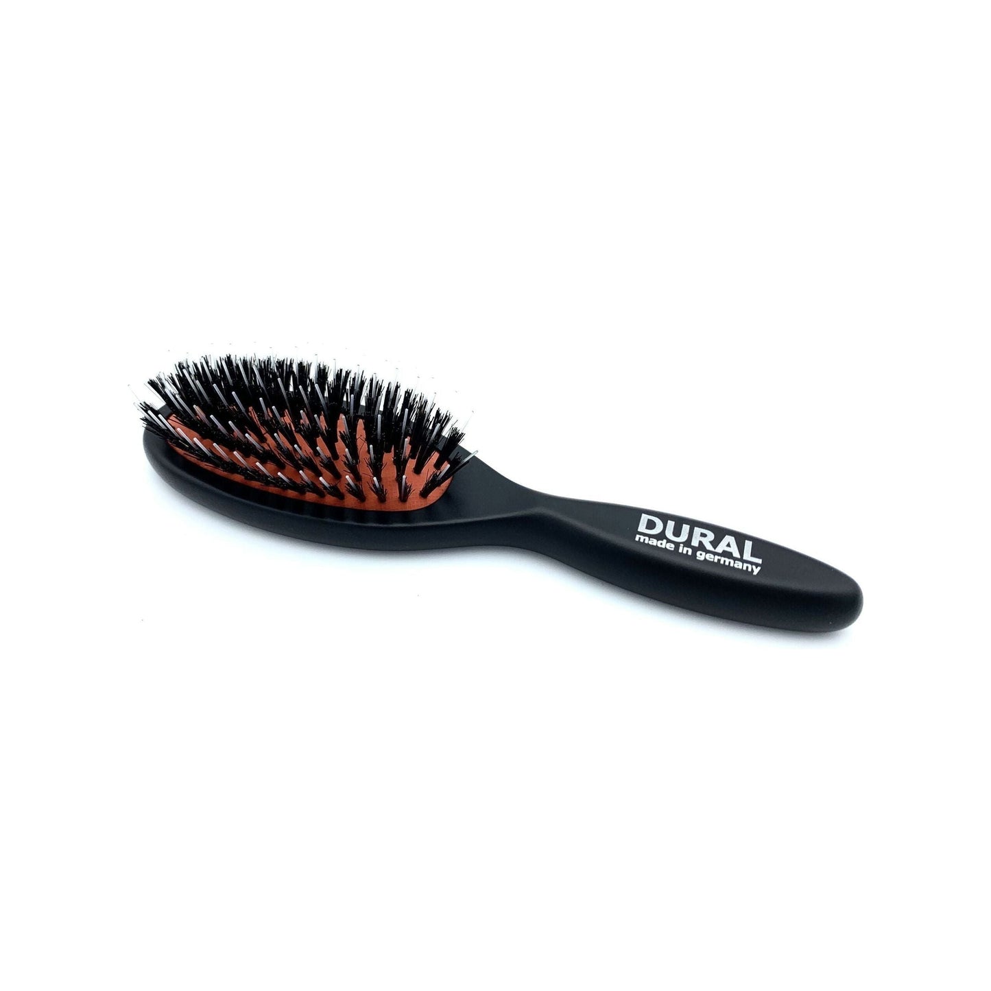 Dural Hair Brush For Styling & Care Rubber Cushion Wild Boar Bristles with Styling Pins Beech Wood Hair Brush Pasteur Pharmacy