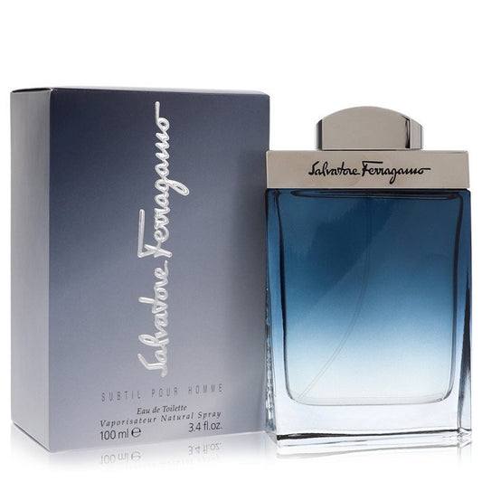 Subtil by Salvatore Ferragamo Eau De Toilette Spray 3.4 oz (Men) Salvatore Ferragamo Salvatore Ferragamo