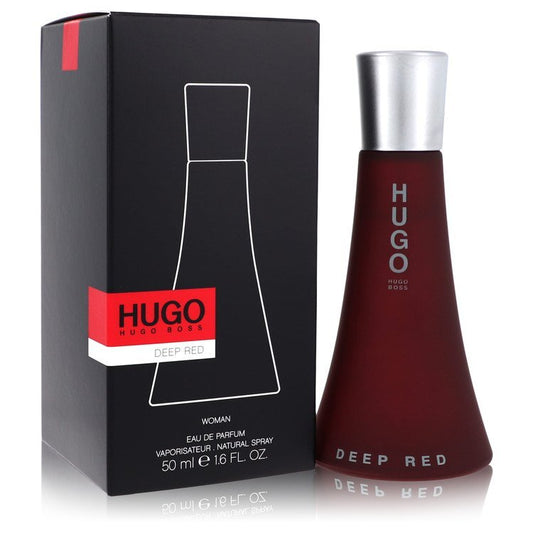 hugo DEEP RED by Hugo Boss Eau De Parfum Spray 1.6 oz (Women) Hugo Boss Hugo Boss