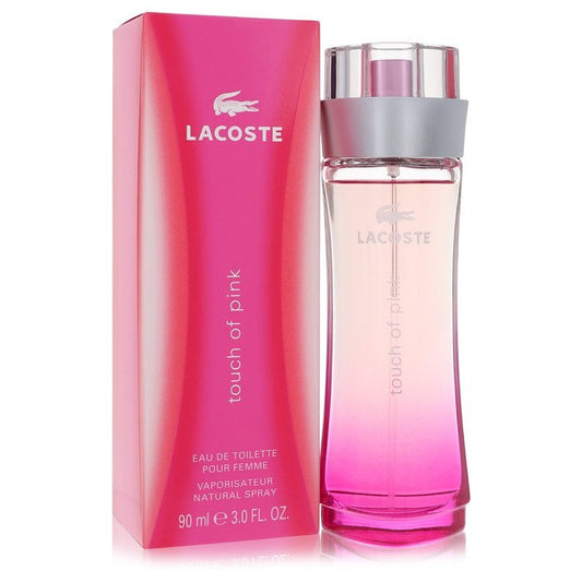 Touch of Pink by Lacoste Eau De Toilette Spray 3 oz (Women) Lacoste Lacoste